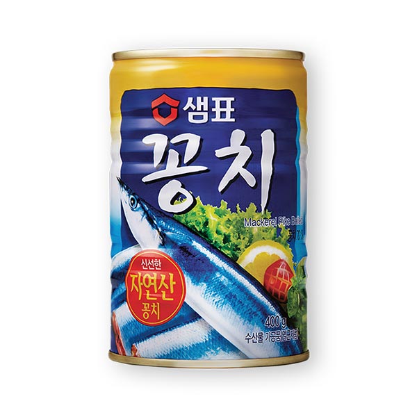 샘표 자연산 꽁치 400g Canned Mackerel Pike Boiled sarangmartsg