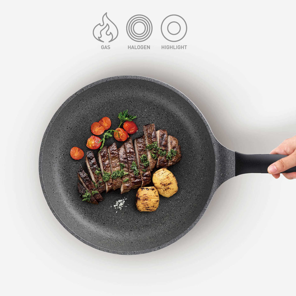 [브랜드 공동구매] PN풍년 통주물 프라이팬 일체형 샤르텐 네이쳐스톤 | PN Poongnyun Scharten Nature Stone Frypan