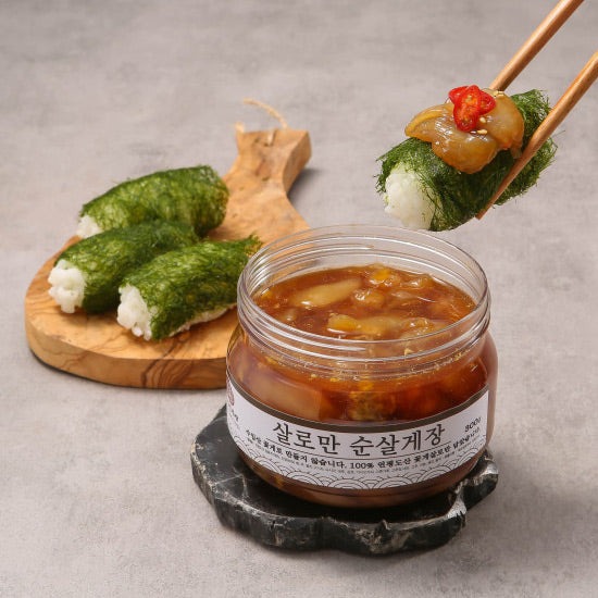 [🗓️예약발송 10월10일] 61년전통 삼대인천게장 꽃게 순살 간장 게장 340g | PER-ORDER Soy Marinated Crab