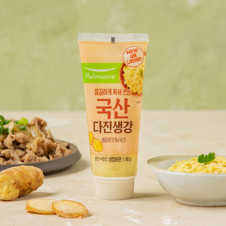 풀무원 국산 다진생강 튜브 80g | Crushed Ginger