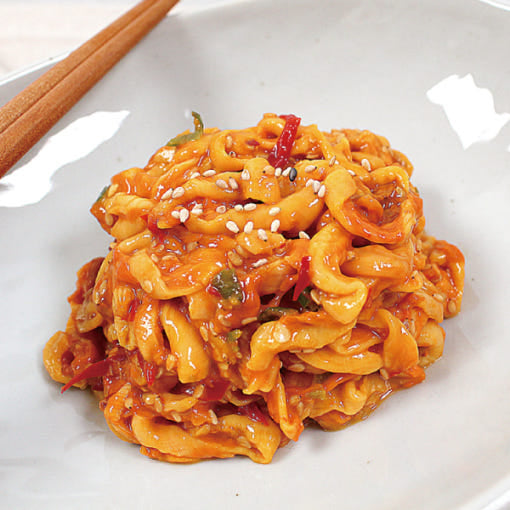 통영 순살 멍게 젓갈 먹기편히 면처럼 자른 멍게살 300g | Fermented sea squirt (meongge jeotgal)