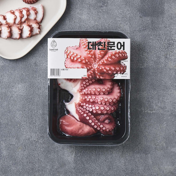 [🗓️예약발송 03월20일] 국산 손질 데친 문어 돌문어 300g 내외 문어 숙회 | Boiled Octopus