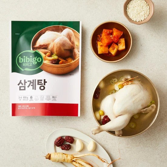 CJ 비비고 삼계탕 800g | Samgyetang(Chicken Soup with Ginseng)