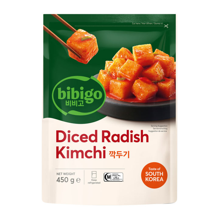 비비고 깍두기 김치 450g | Bibigo Diced radish kimchi