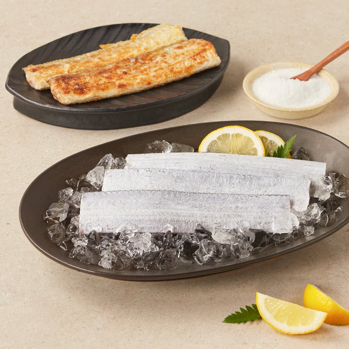 천일염 제주 갈치 손질 은갈치 3미 630g | Jeju Cutlassfish– sarangmartsg