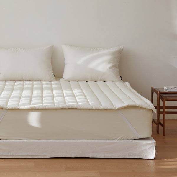 [브랜드 공동구매] 먼지없이 부드러운 스테이 논슬립 고정밴드 침대패드-3컬러(SS/Q/K) - sarangmartsg