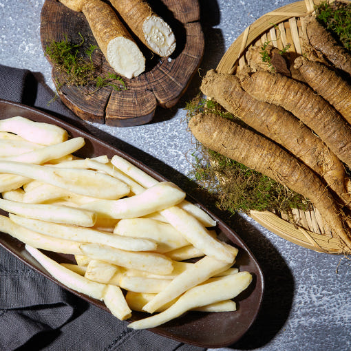 [🗓️예약발송 02월27일] 강원도 횡성 특품 흙더덕 10입 500g 내외 | Peeled Korean Mountain Root (Deodeok)