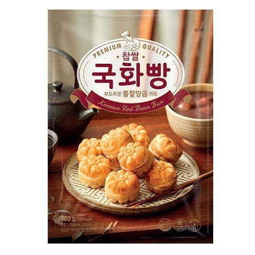 추억의 찹쌀 국화빵 300g | chrysanthemum bread with Red Bean