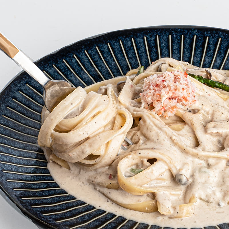 홍게살 크림 파스타 소스 1kg 냉장 대용량 까르보나라 스파게티 소스