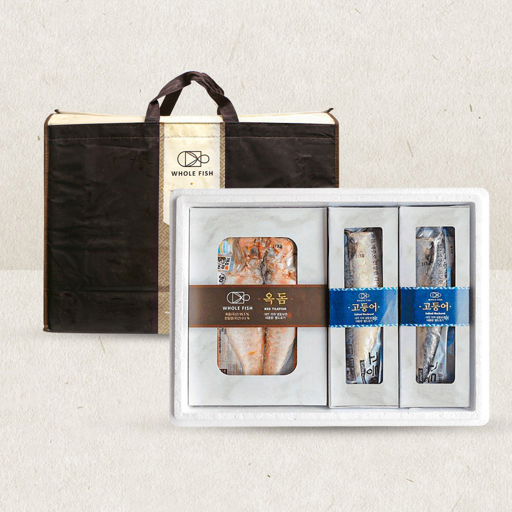 [설 선물세트] 제주 옥돔 고등어 프리미엄 선물세트 6미 | Jeju Okdom & Mackerel Premium Gift Set