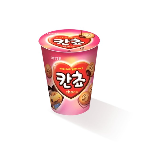 롯데 칸쵸 컵 88g | Kancho Choco Biscuit