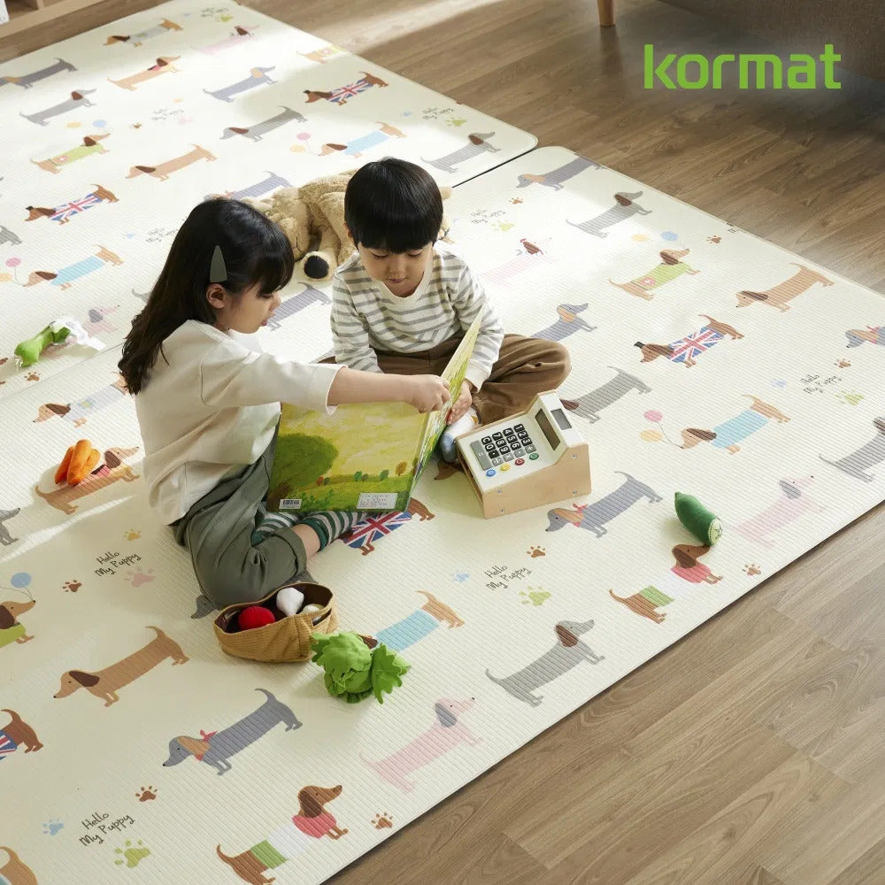 [공동구매] 고려화학 매트 Animalic 헬로퍼피 | ECO 거실매트 놀이방매트 양면매트 - sarangmartsg