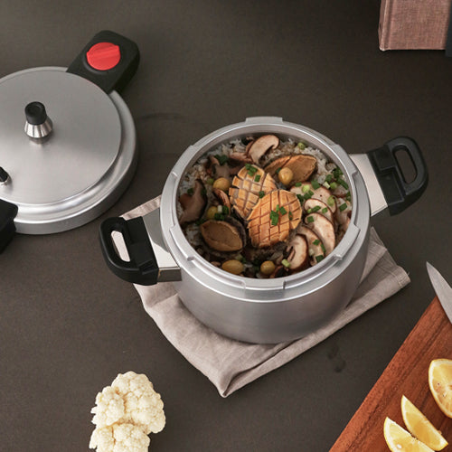 [브랜드 공동구매] PN풍년 1954 손주물압력솥 4~12인용 | PN Poongnyun 1954 Hand-Cast Aluminum Pressure Cooker
