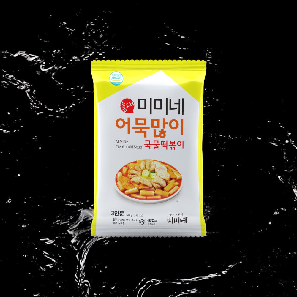 미미네 어묵많이 국물떡볶이 3인분 570g | Original Soup Tteokbokki with Fish Cakes 570g