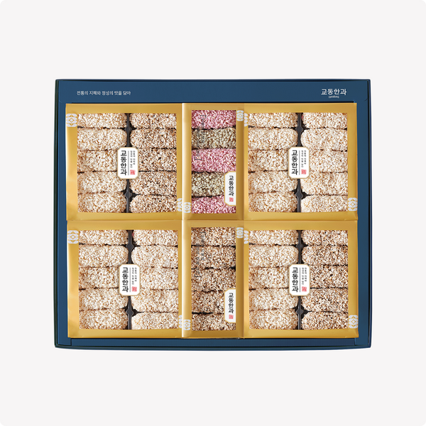 [🎁추석 선물세트 선예약할인] 명품 강릉 교동한과 교동마님 2단 | Premium Gangneung Gyodong Hangwa Gyodong Manim 2-Tier Gift Set