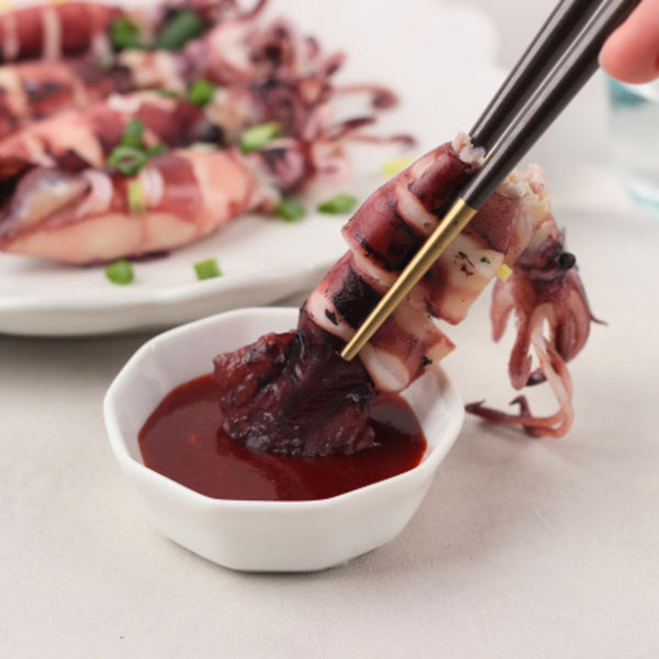 MOTI 총알 한치 자연산 원양산 통찜 500g | Wild-Caught Whole Squid 500g