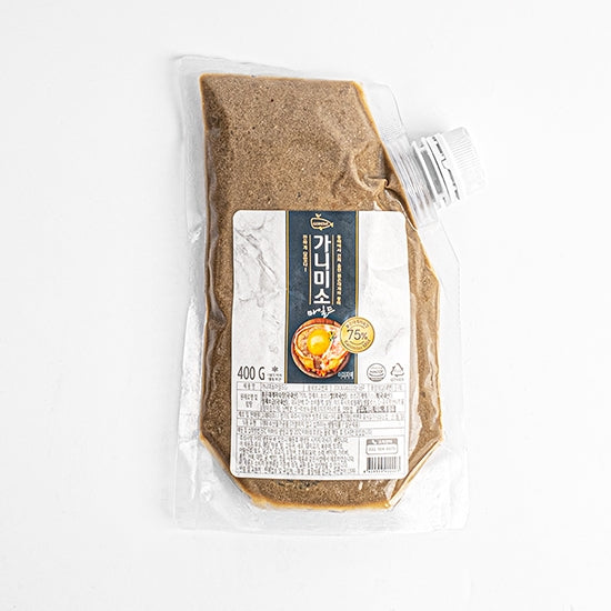 가니미소 마일드 400g 국내산 붉은 대게 딱지장 홍게장 HACCP 인증 | Gani Miso Mild 400g – Korean Red Snow Crab Paste & Crab Roe Sauce (HACCP Certified)