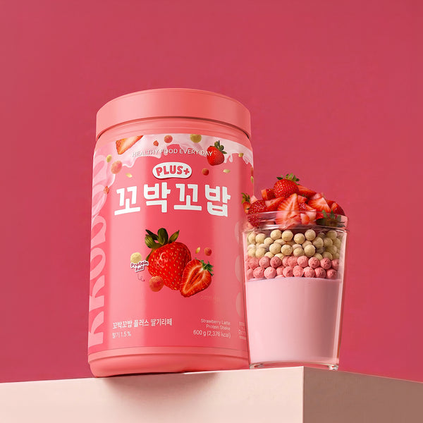 [브랜드 공동구매] 1등 단백질 쉐이크 꼬박꼬밥 플러스 대용량 600g 4종 3통