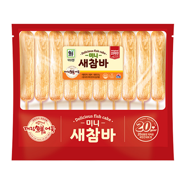 사조대림 미니 새참바 10입 어육 520g | Sajo Daerim Mini Fish Cake Bar 520g