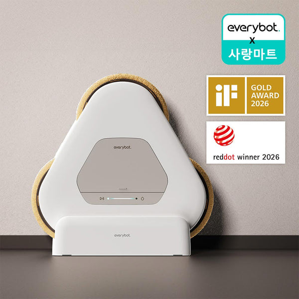 [브랜드 공동구매] 에브리봇 쓰리스핀 슬림 물걸레 로봇청소기 + 청소세트 추가증정 26년 New TS450 | Everybot Three Spin Slim Wet Robot Mop 2026 New TS450