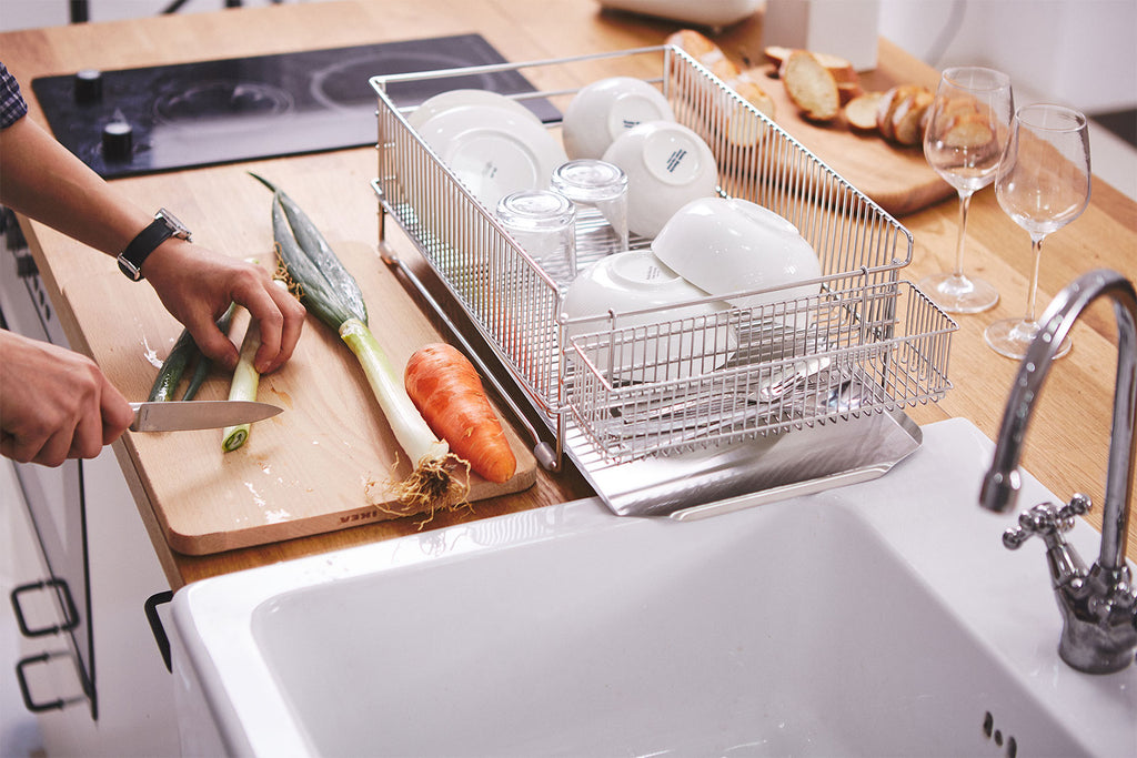 [브랜드 공동구매] VATYA 밧드야 304 올스텐 식기건조대 1단_세로형