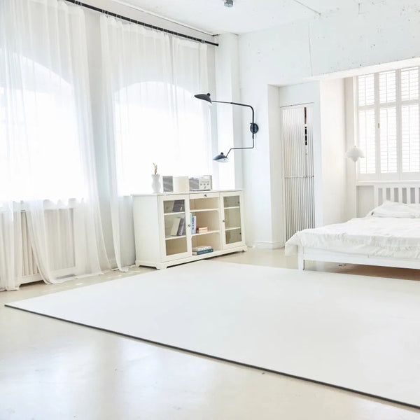 [공동구매] 고려화학 매트 Organic 아이보리 | 잘라쓰는 셀프시공 PVC 거실 롤매트 140x100x1.5 - sarangmartsg