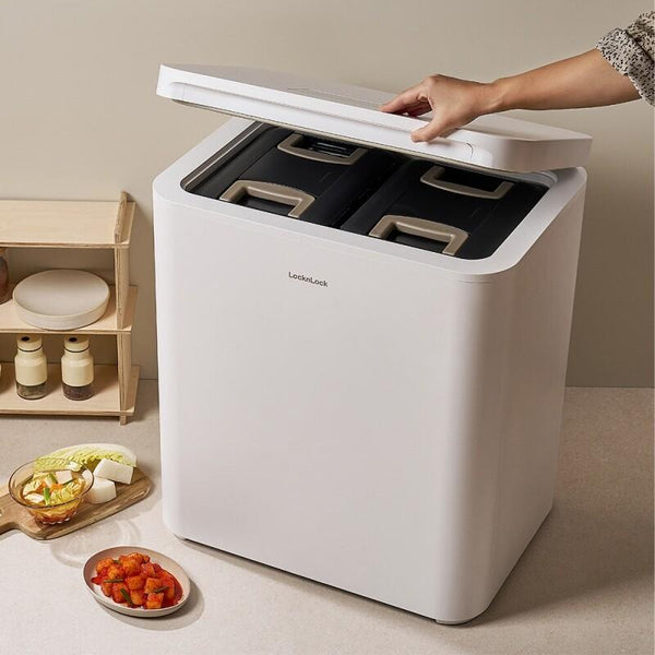 [브랜드 공동구매] 락앤락 김치냉장고 50L 직구 배송대행 / 숨쉬는 스텐 김치통 6.3L 증정 - sarangmartsg