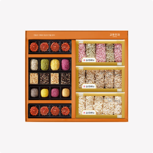 [🎁추석 선물세트 선예약할인] 명품 강릉 교동한과 새악시 2단 | Premium Gangneung Gyodong Hangwa Saeaksi 2-Tier Gift Set
