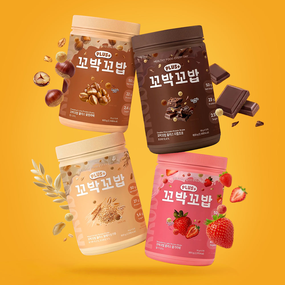 [브랜드 공동구매] 꼬박꼬밥 1등 단백질 쉐이크 플러스 대용량 600g 4종 택1