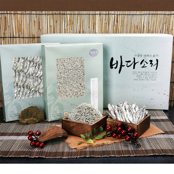 [설 선물세트] 바다소리 남해안 멸치 선물세트 세멸 대멸 | Badasori Namhaean Anchovy Gift Set