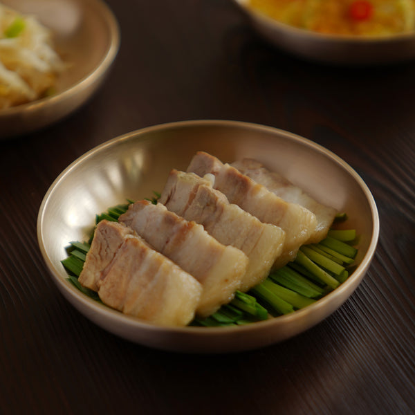 [브랜드 공동구매] 놋담 방짜유기 원형찬기 중 3P 세트 (전용 수세미 증정) | Notdam Round Brass Side Dish Set (3 pcs, Medium)