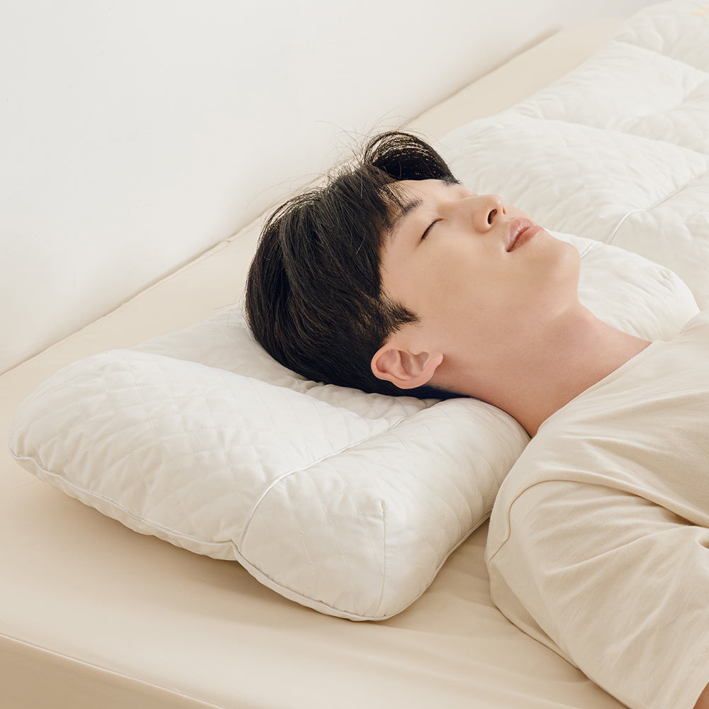 [브랜드 공동구매] 수면공감 New 우유베개 라텍스 경추베게 + 방수커버 증정 오늘부터 푹 자게 해 드릴께요