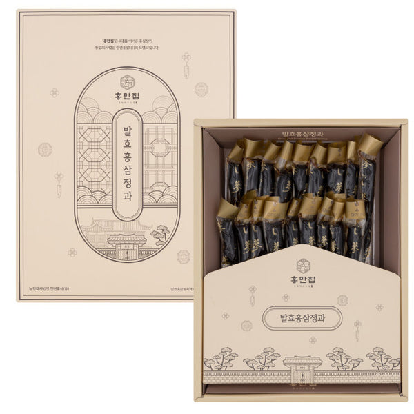 [🗓️예약발송 7월11일] 금산 천년인삼 발효 홍삼정과 선물세트 500g 홍만집 | PER-ORDER Korean Honey Dipped Red Ginseng
