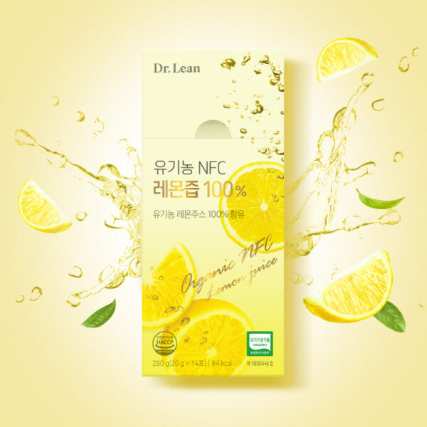 닥터린 유기농 레몬 스틱 레몬즙 20g 14입 | Organic Lemon 100% NFC - sarangmartsg