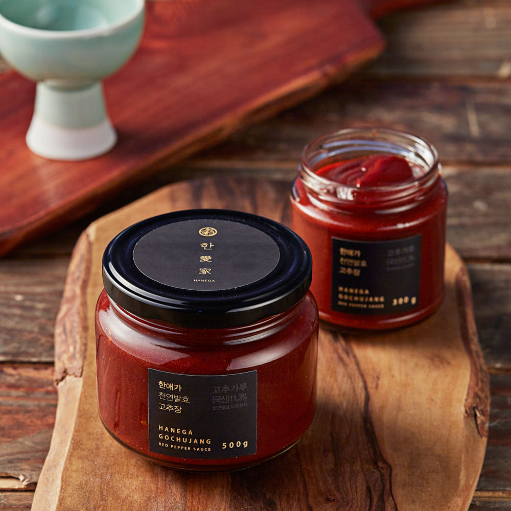한애가 천연발효 프리미엄 고추장 500g 100%국산재료 장인 고추장 | Hanaega Naturally Fermented Premium Gochujang 500g
