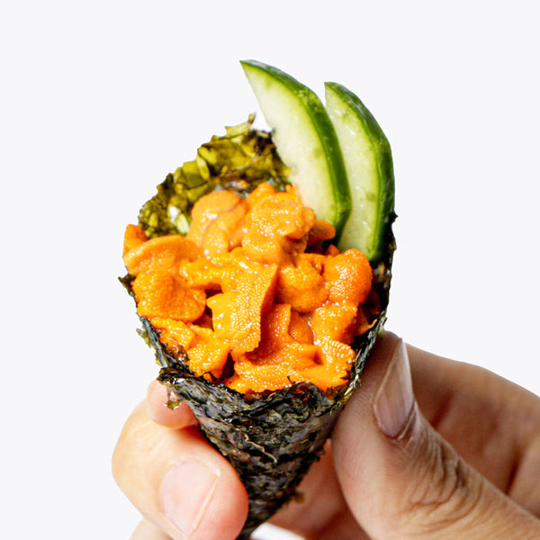 [🗓️예약발송 01월08일] 거제도 해녀 자연산 생물 말똥 성게알 우니 100g | PRE-ORDER Premium Korean Fresh Uni (Wild Sea Urchin Roe from Geoje)