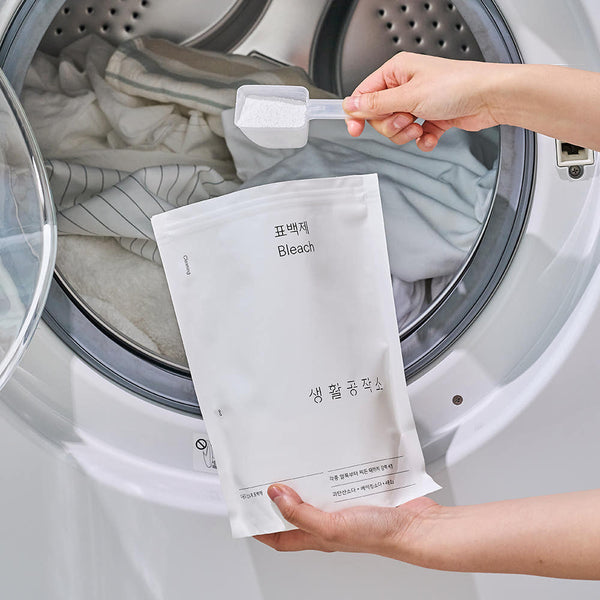[브랜드 공동구매] 생활공작소 산소계 표백제 1kg 흰옷 선명하게 얼룩제거제 와이셔츠목때 H30038 | Bleach 1kg