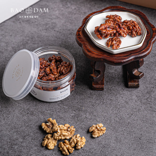[설 선물세트] 바오담 호두강정 2구 선물세트 | Premium Korean Candied Walnut Snack