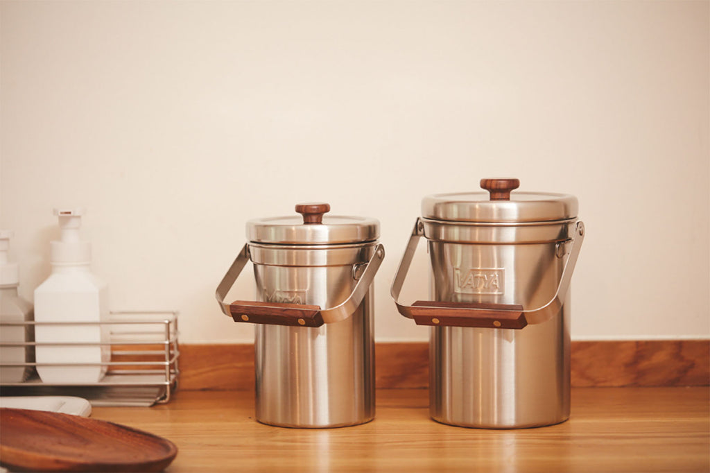 [브랜드 공동구매] VATYA 밧드야 304 올스텐 냄새차단 음식물 쓰레기통