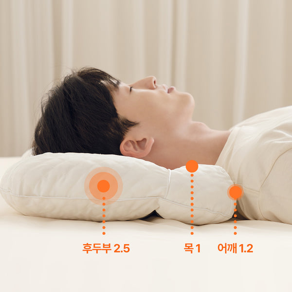 [브랜드 공동구매] 수면공감 New 우유베개 라텍스 경추베게 + 방수커버 증정 오늘부터 푹 자게 해 드릴께요