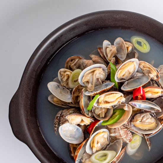 매콤칼칼 국내산 바지락 조개찜 바지락낌 술찜 500g | Spicy Korean Steamed Clam