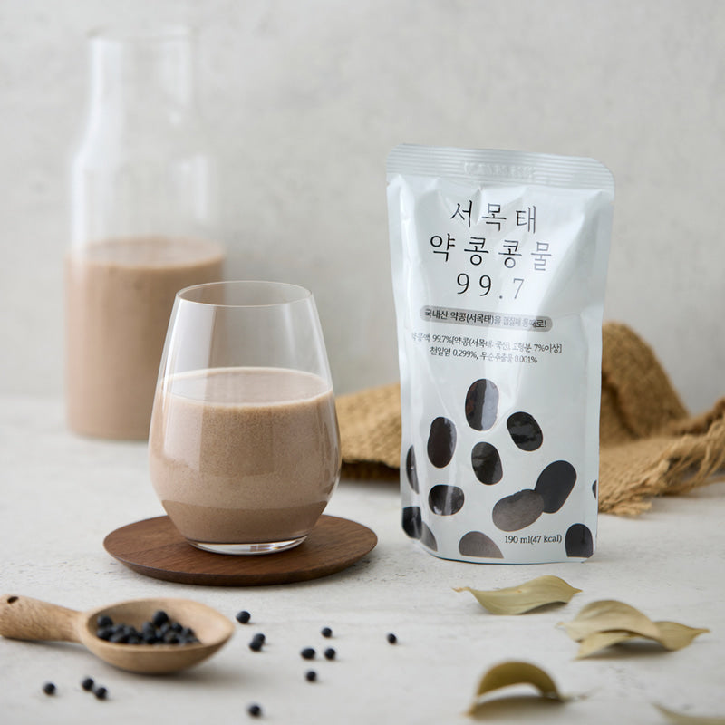 서목태 약콩 콩물 99.7 190ml TV속 그제품 | Korean Black Soybean Drink 190ml - sarangmartsg