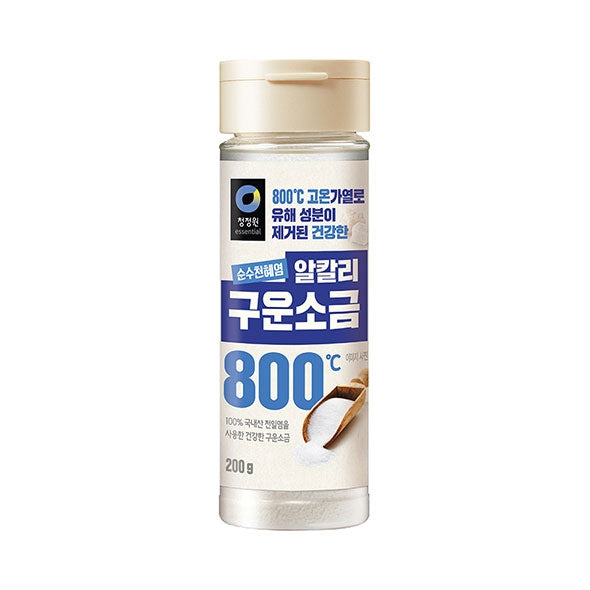 청정원 순수천혜염 알칼리 구운소금 200g | Roasted Sea Salt