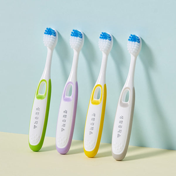 [브랜드 공동구매] 생활공작소 유아 어린이 둥근헤드 부드러운모 칫솔 12입 H40008 | Children's Toothbrushes