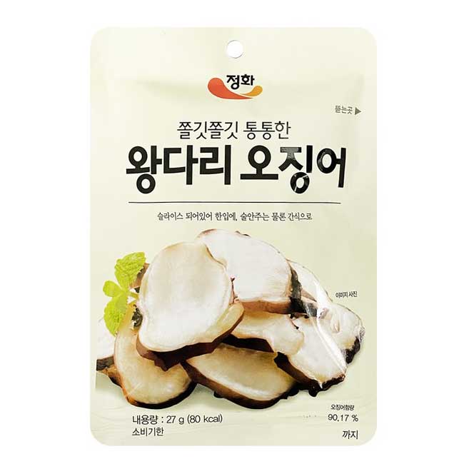쫄깃쫄깃 왕다리 오징어 27g | Jumbo Leg Squid