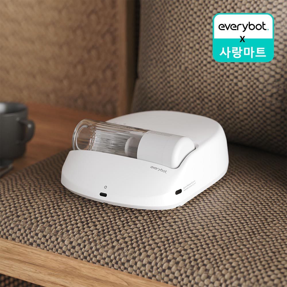 [브랜드 공동구매] 에브리봇 무선 침구 로봇청소기 + 필터 2 포함 러그 쇼파 침구 페브릭 어디나 | Everybot X1 Bedding Robot Vacuum Cleaner + 2 Extra Filters For Mattress, Rug, Sofa & Fabric