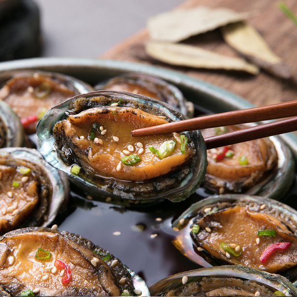 완도 다온 전복장 1kg 10미 내외 | Korean Soy Sauce Marinated Abalone