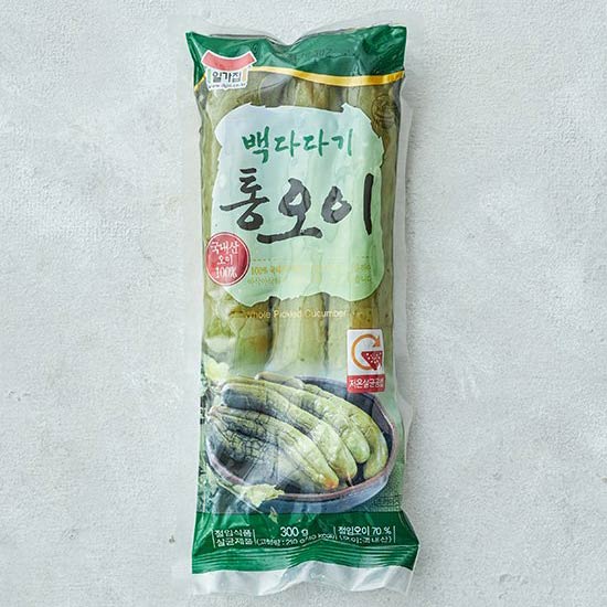 일가집 백다다기 통오이 오이 장이찌 오이지 300g | Whole Pickled Cucumber 300g Pouch