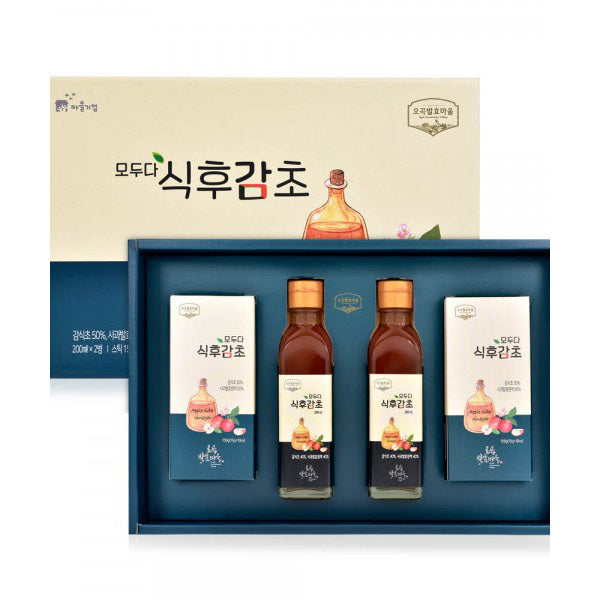 [선물세트] 천연발효 식초 식후 감초 (쇼핑백포함) | apple cider vinegar Gift Set