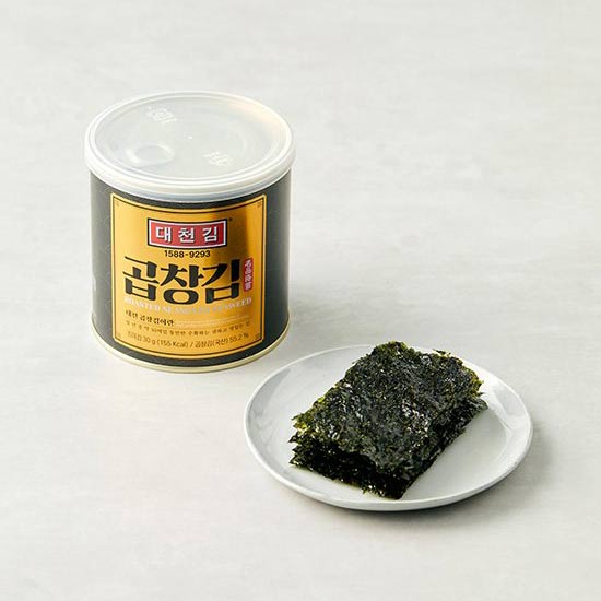 대천김 곱창김 캔김 30g | Daecheon Seaweed Gopchang Can Laver 30g - sarangmartsg